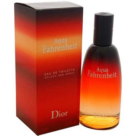 dior aqua fahrenheit 75 ml|christian dior fahrenheit for men.